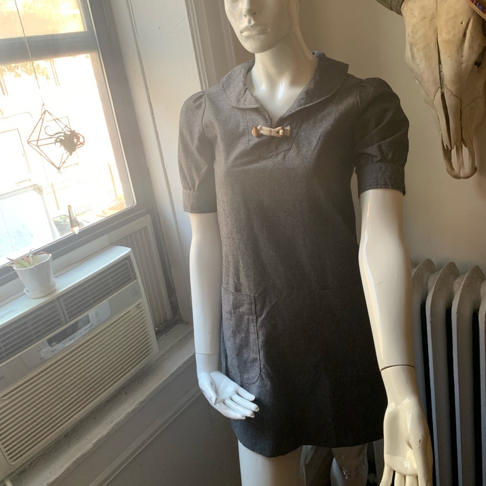 Dear Creatures Grey Nautical Dress - Picture 2 of 7